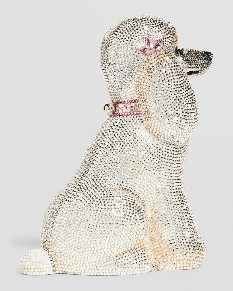 Judith Leiber French Poodle Crystal Clutch Bag 4
