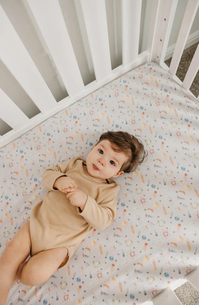 Copper Pearl Premium Crib Sheet 2