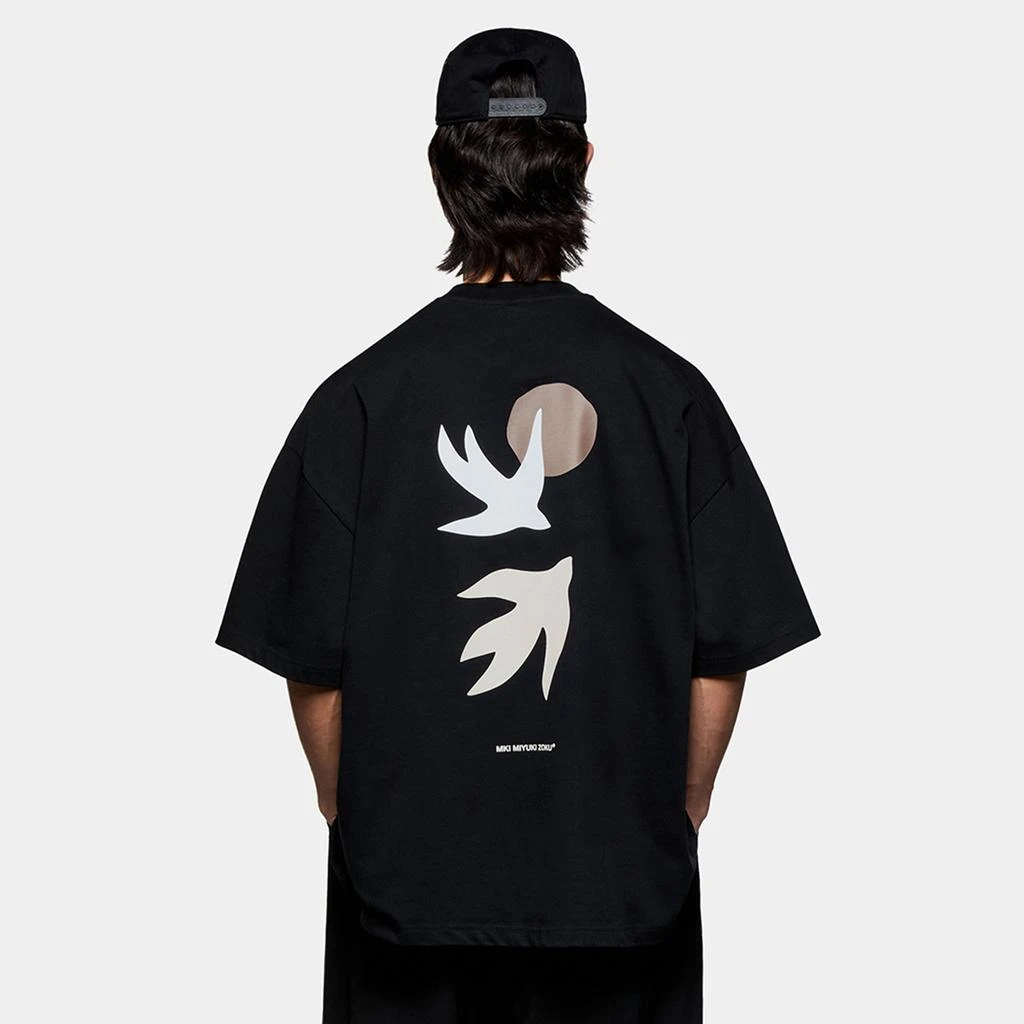 MKI Miyuki Zoku MIYUKI ZOKU Swallow Cotton-Jersey T-Shirt 3