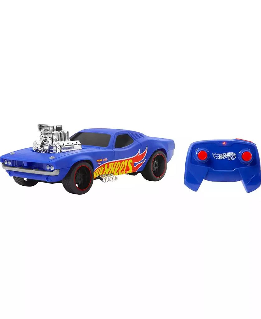 Hot Wheels 1:16 Scale RC Rodger Dodger USB-Rechargeable Toy Car, Battery-Operated Remote Control 1