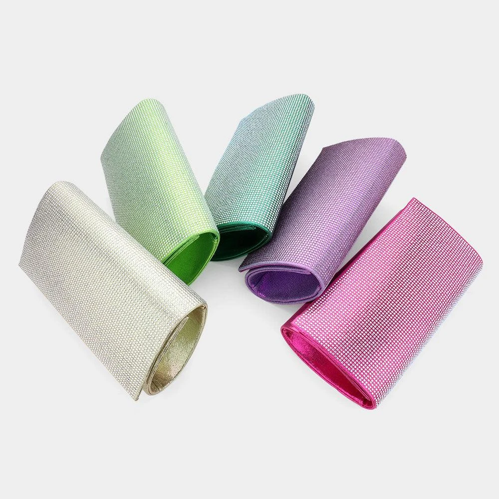 FASHNZFAB Shimmery Evening Clutch Bag 6