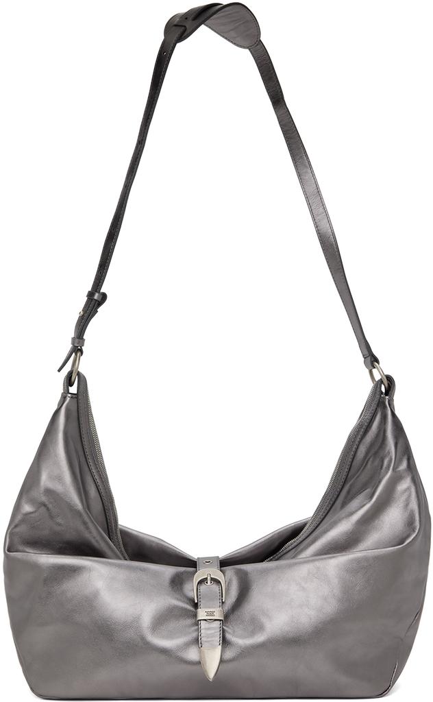 Marge Sherwood Gunmetal Belted Bag