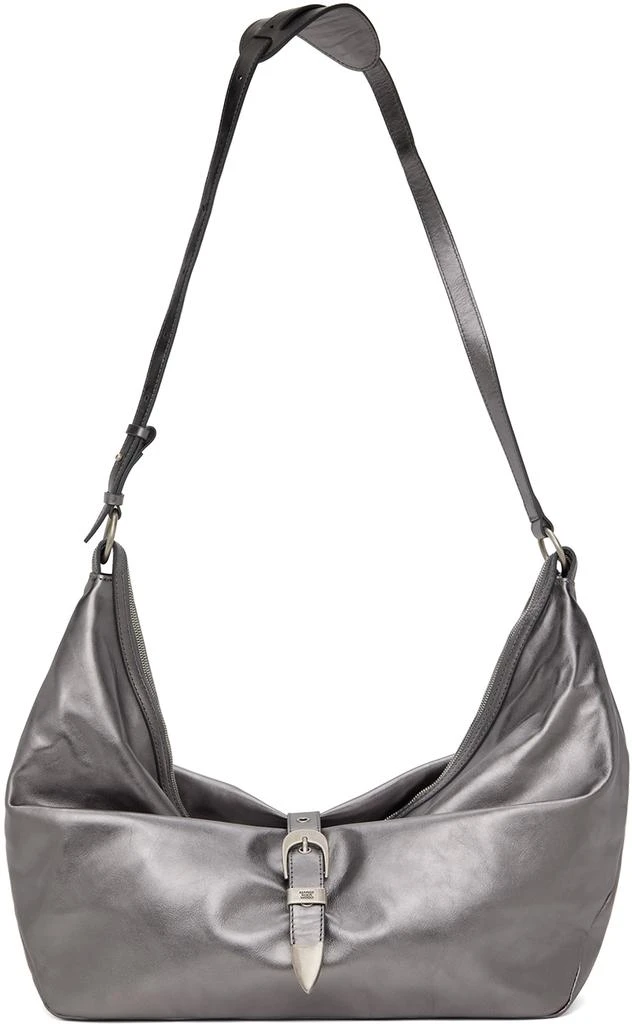 Marge Sherwood Gunmetal Belted Bag 1