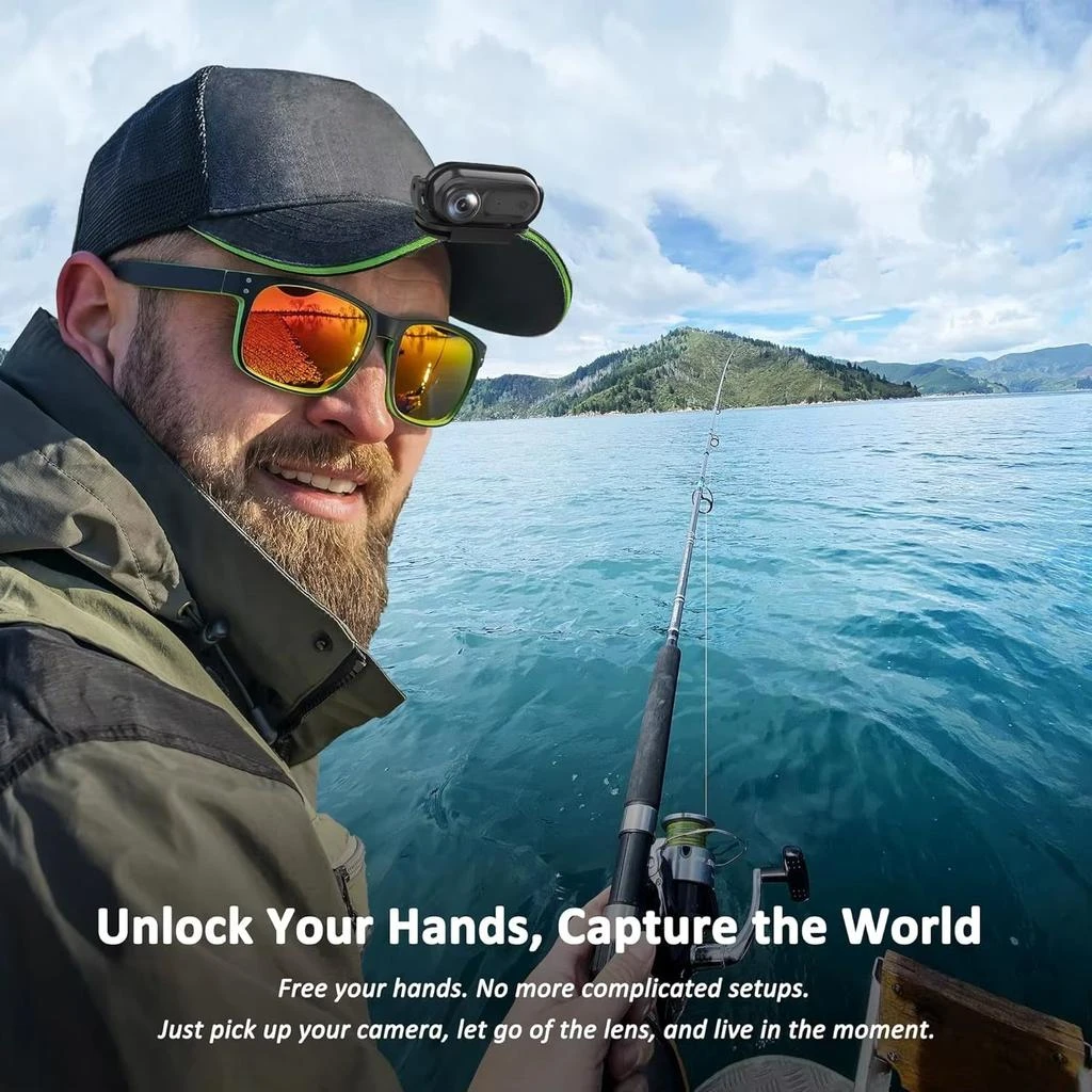 GICAMVISION Upgraded Waterproof Mini Action Camera with 1080P Resolution, 64GB Storage, and Extended Battery Life 5