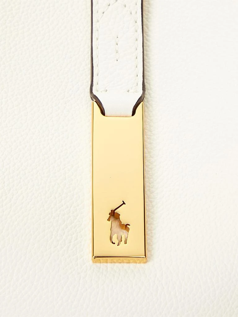 Ralph Lauren Large Polo ID Leather Shoulder Bag 5