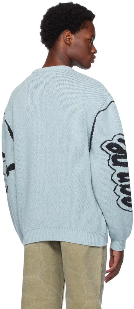 Carne Bollente SSENSE Exclusive Blue Cartoon Wetwork Sweater 3