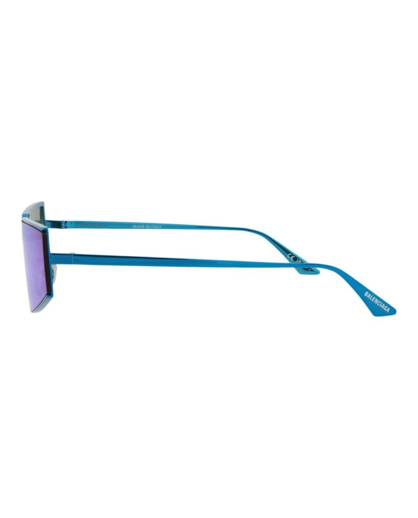 Balenciaga Square-Frame Metal Sunglasses 3