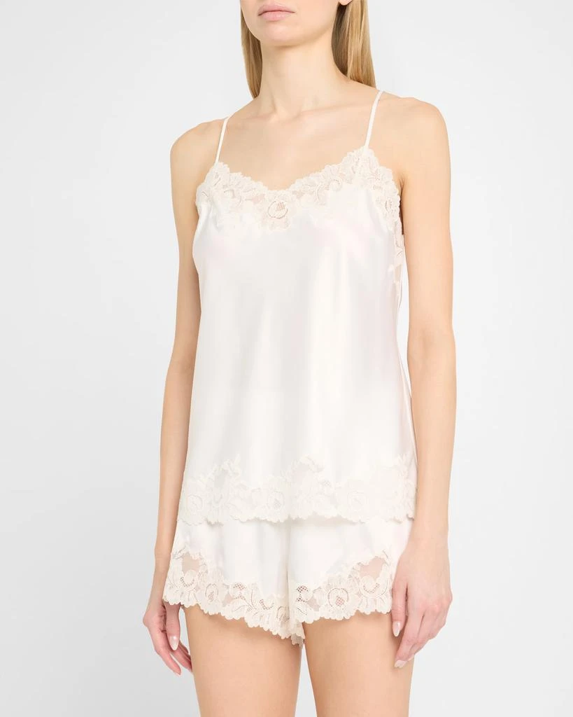 Natori Peony Glamour Lace-Trim Cami & Shorts Set 4