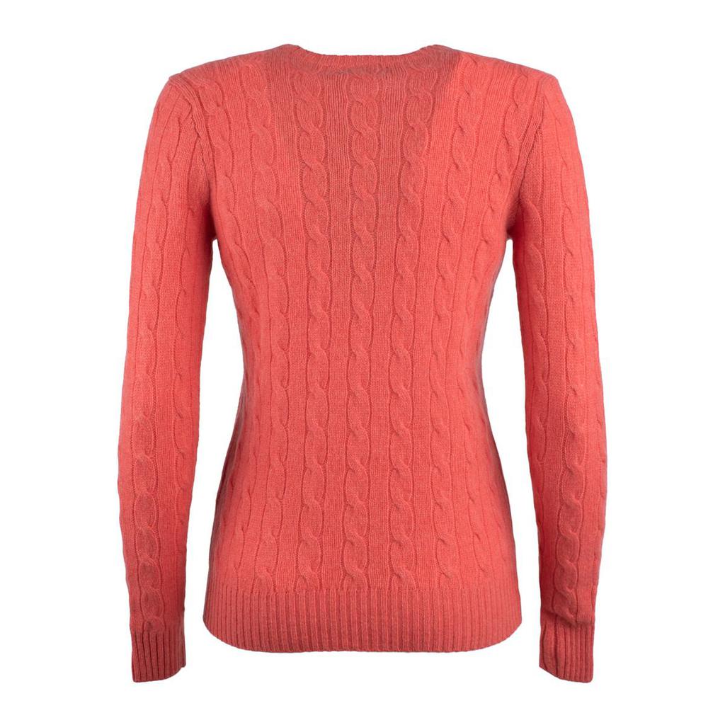 Ralph Lauren Ralph Lauren Coral Wool And Cashmere Cable-Knit Sweater