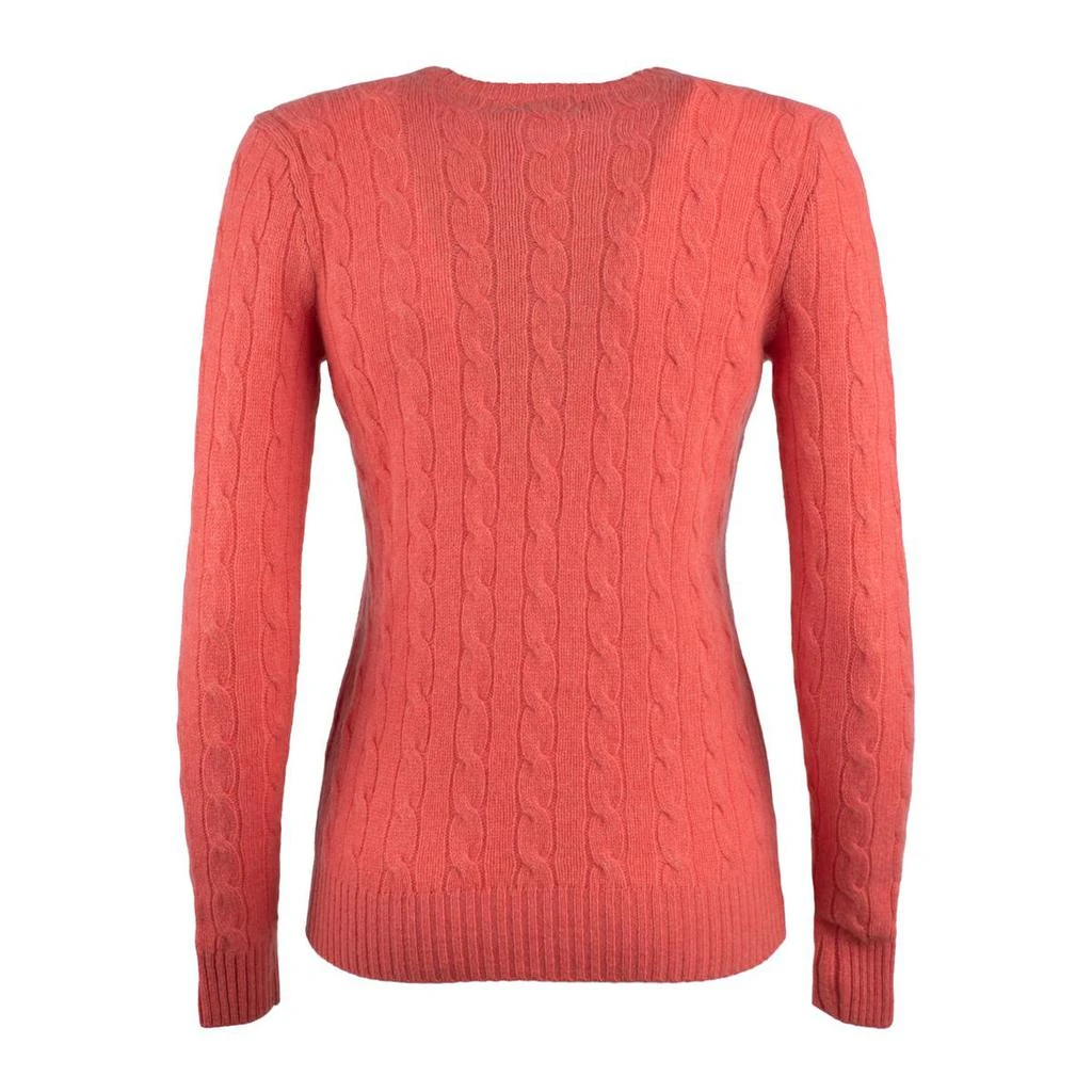 Ralph Lauren Ralph Lauren Coral Wool And Cashmere Cable-Knit Sweater 2