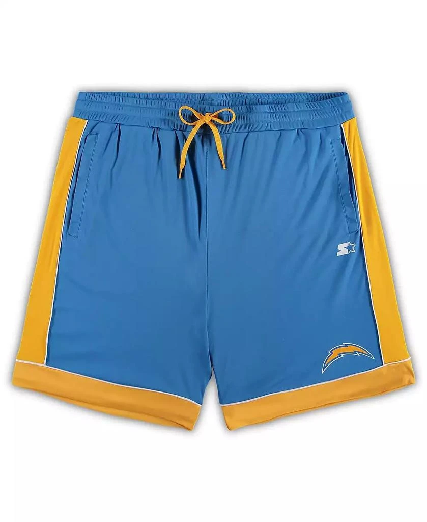 Starter Men's Powder Blue, Gold Los Angeles Chargers Fan Favorite Fashion Shorts 1