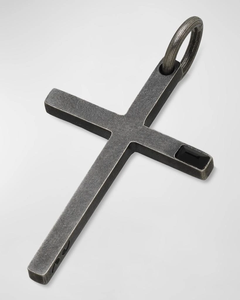 Marco Dal Maso Men
s Cross Pendant with Black Onyx, Silver 3