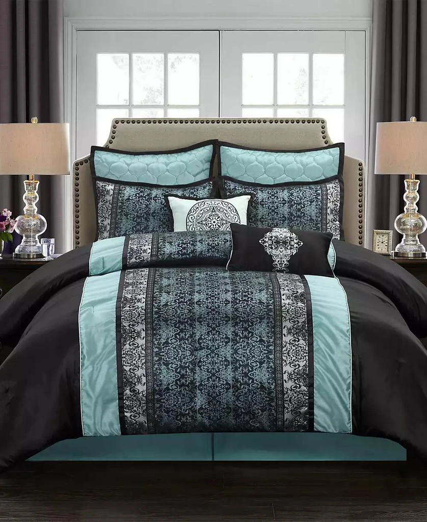 Stratford Park Arabesque 8-Piece Comforter Set 1