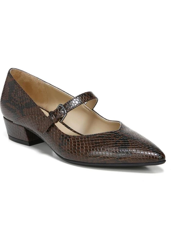 Naturalizer Florencia Womens Faux Leather Lizard Embossed Pumps 1