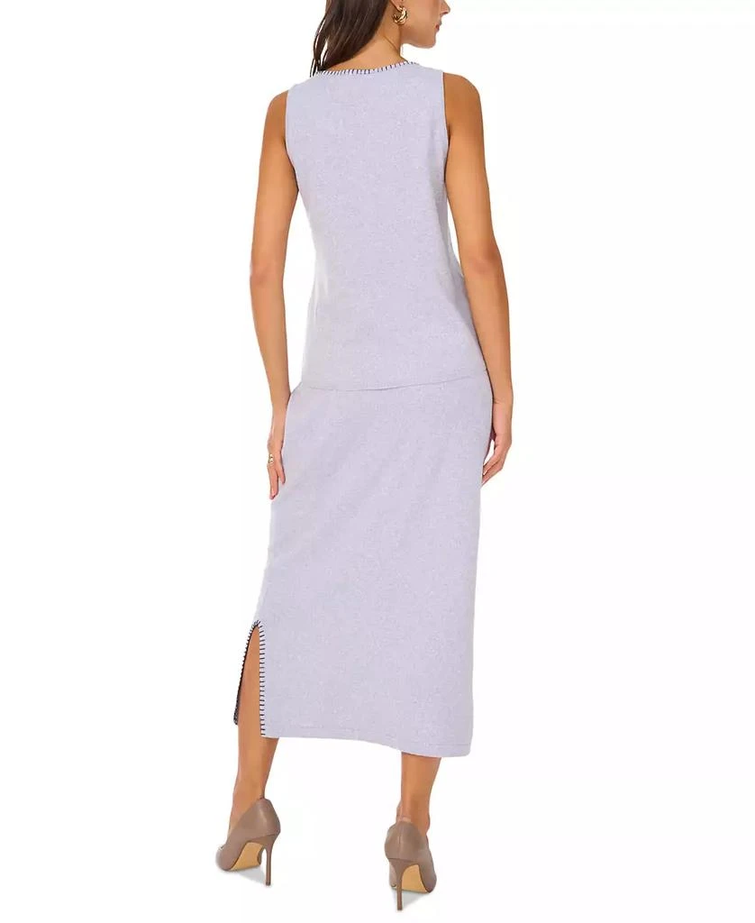 Vince Camuto Women's Whipstitched Midi Sweater Skirt 4