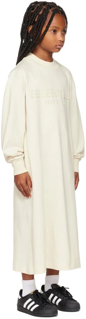 Essentials Kids Off-White Logo T-Shirt Dress 2