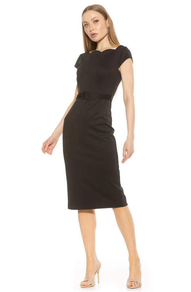 ALEXIA ADMOR Lavinia Midi Sheath Dress 4