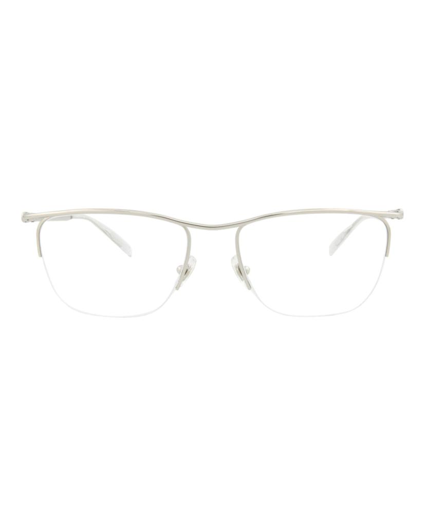 MontBlanc Square-Frame Metal Optical Frames