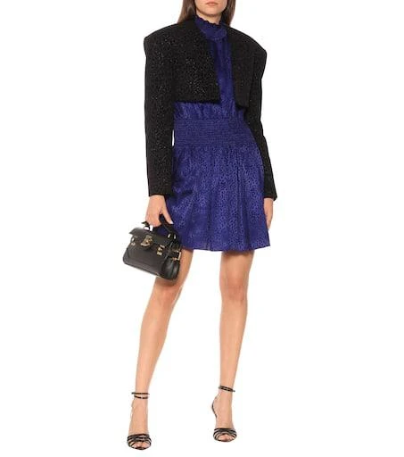 Balmain Cropped leopard-print jacket 2