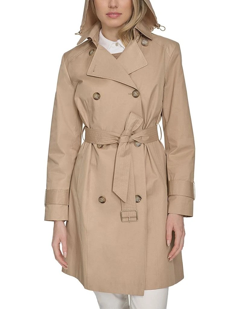 Cole Haan Hooded Trench Coat 3