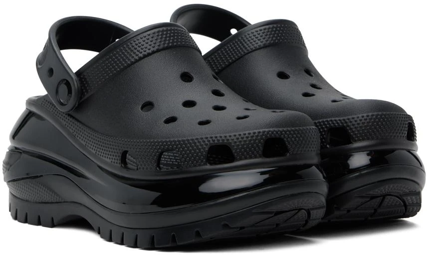 Crocs Black Mega Crush Clogs 4