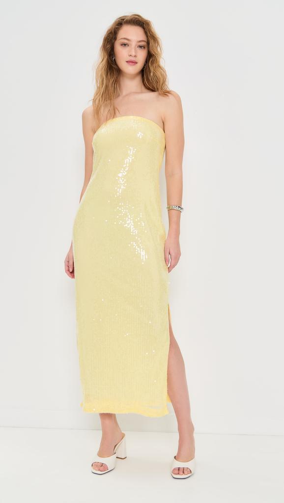 Endless Rose Strapless Sequins Maxi Dress
