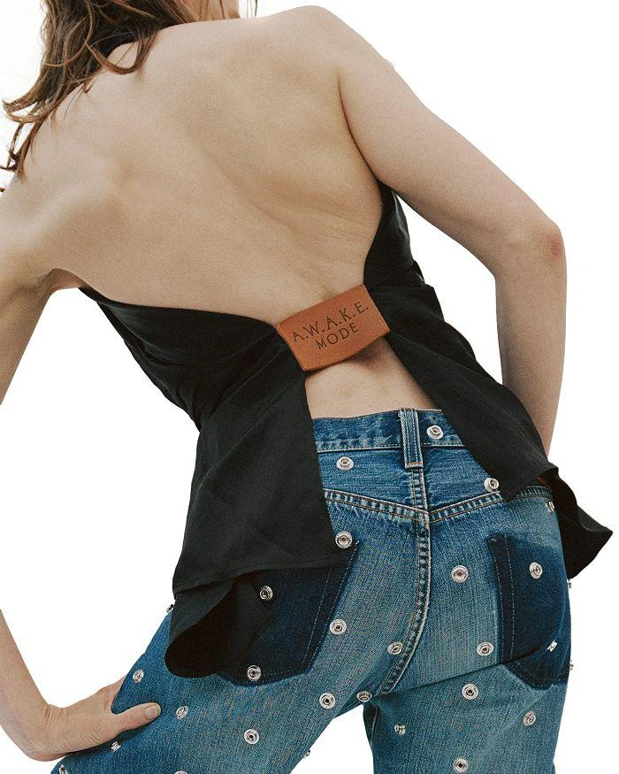 A.W.A.K.E. Mode Deconstructed Halter Shirt 4