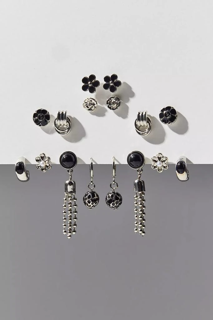 Urban Outfitters Bloom Flower Enameled Multi Earring Set 2