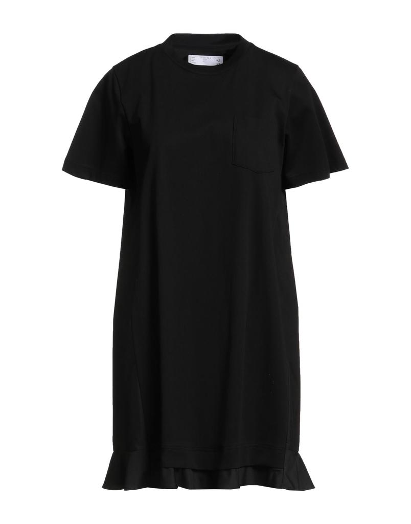 Sacai Sacai Graphic Printed Pleated Crewneck Dress - Dresses