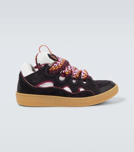 Lanvin Curb suede sneakers 1