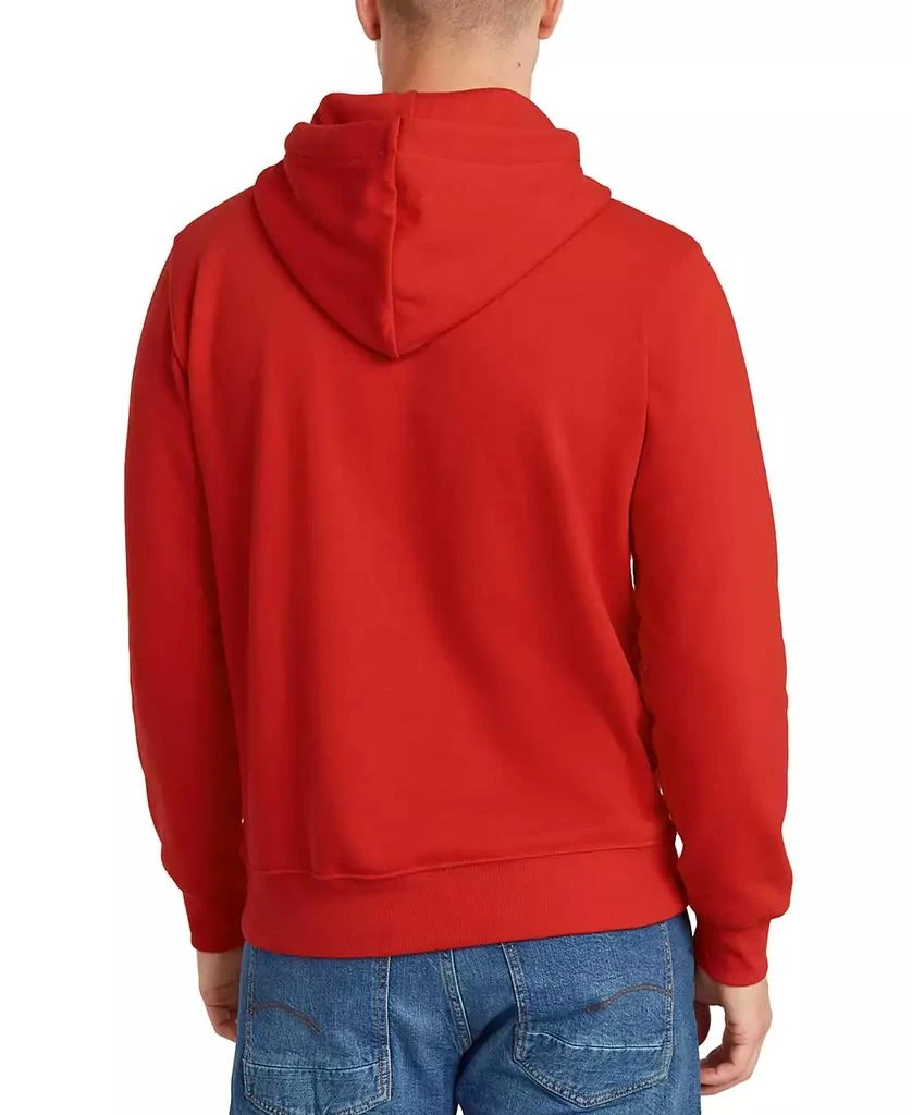 G-Star Men's Distressed Originals Regular-Fit Logo Print Fleece Hoodie 2
