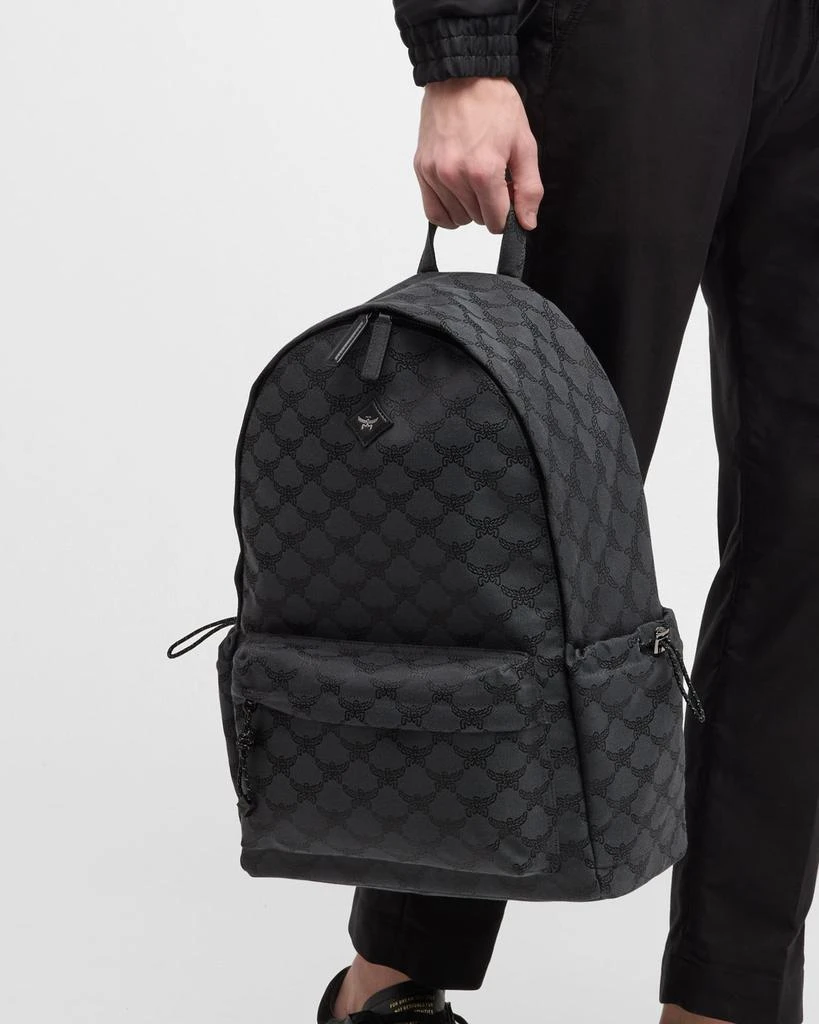 MCM Men's Lauretos Fabric Backpack 4