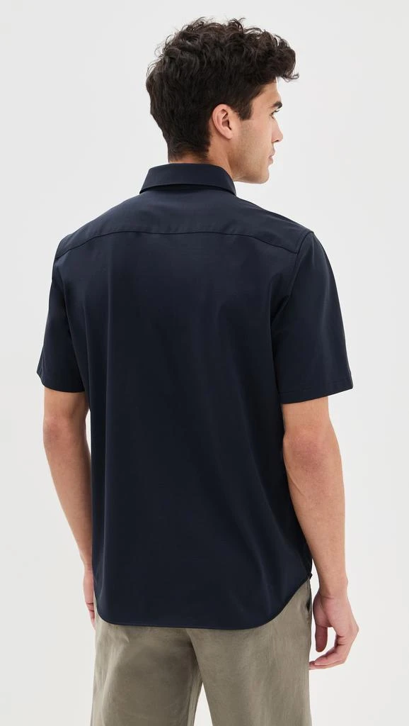 Theory Structure Knit Irving Short Sleeve Shirt 2