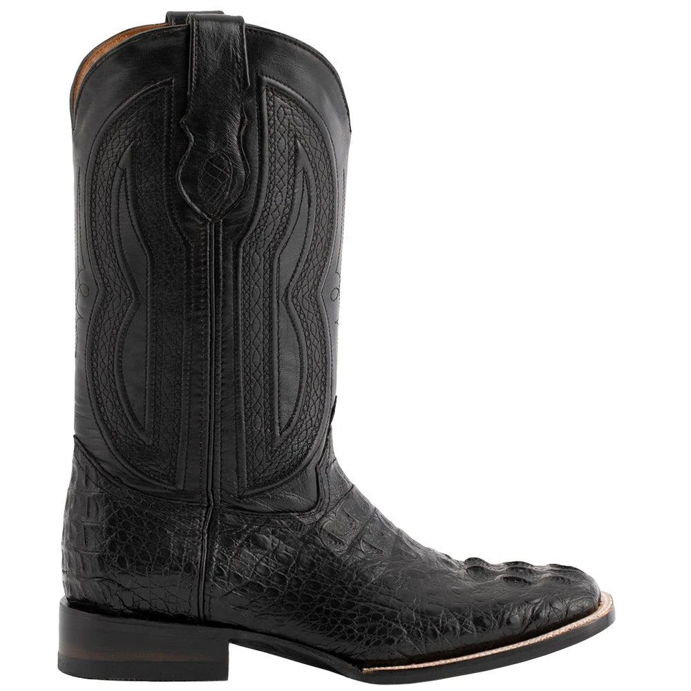 Ferrini Caiman Square Toe Cowboy Boots