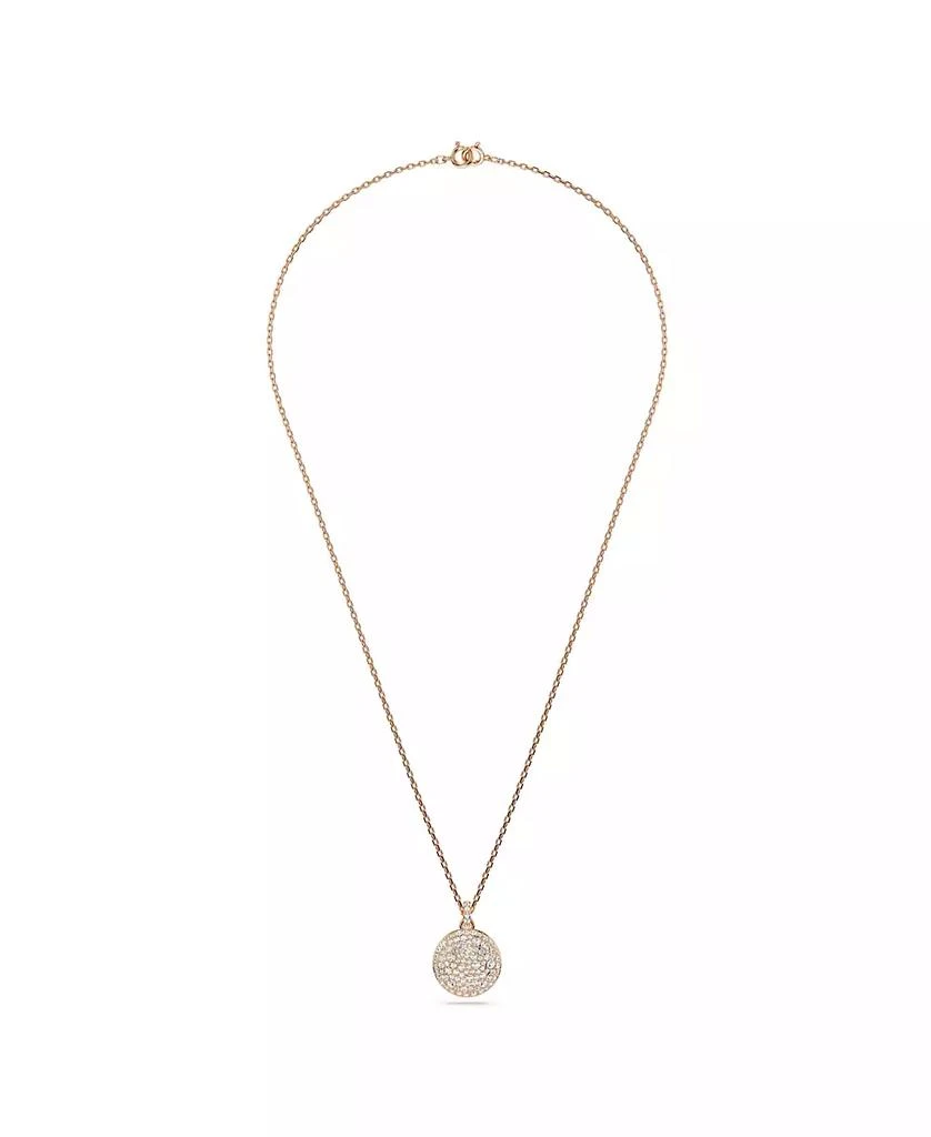 Swarovski White, Rhodium Plated or Rose-Gold Tone or Gold-Tone Meteora Layered Pendant Necklace 5