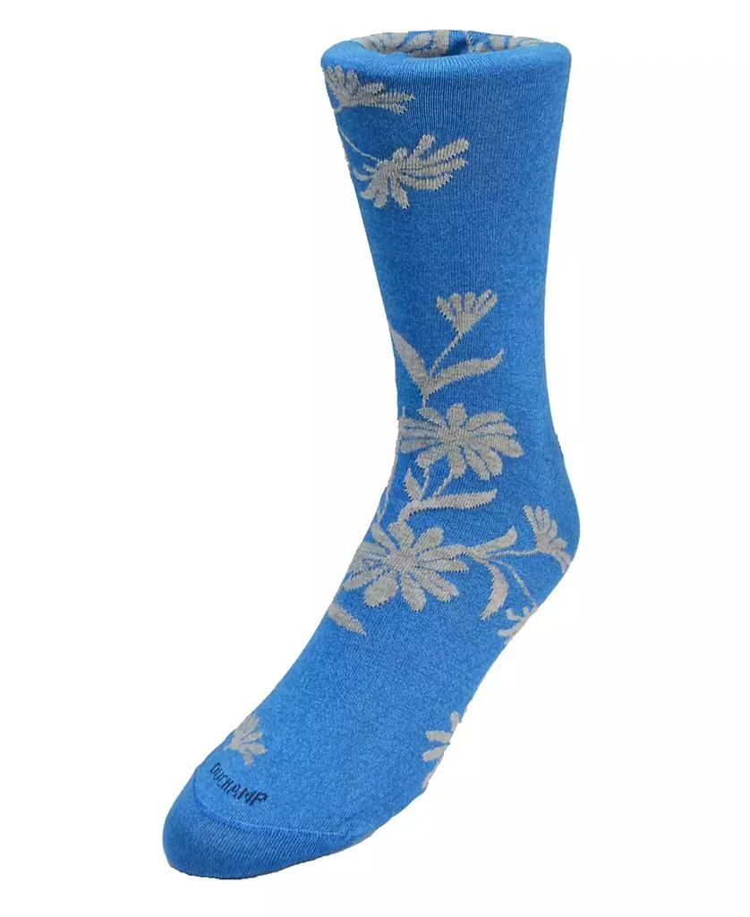 DUCHAMP LONDON Men's Large Floral Dress Sock 2