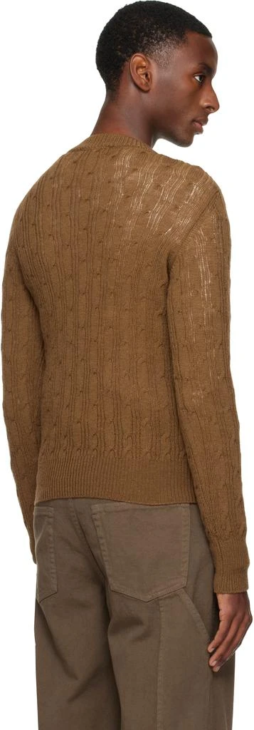 Dries Van Noten Brown Crewneck Sweater 3