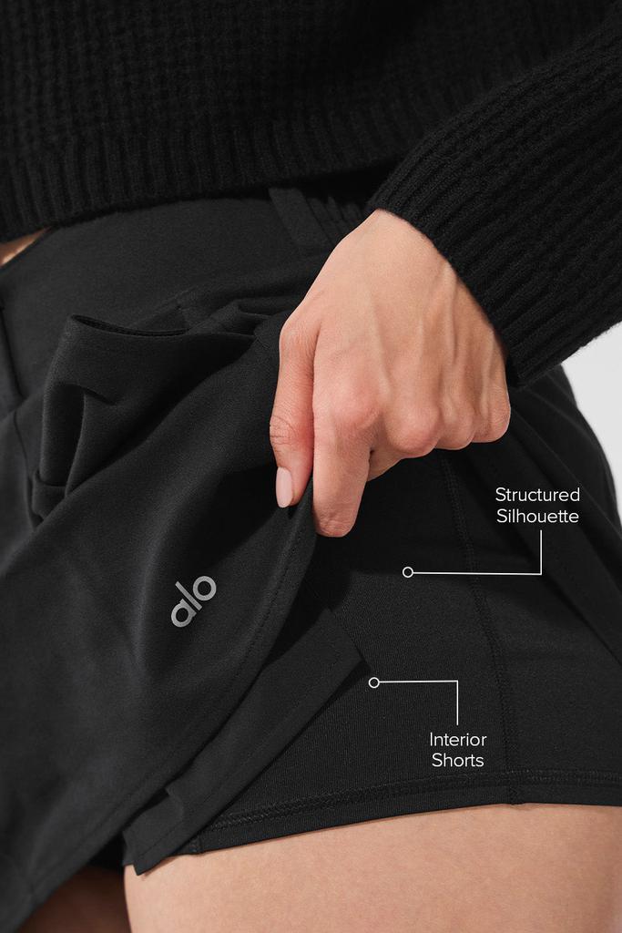Alo Good Days Mini Skirt - Black
