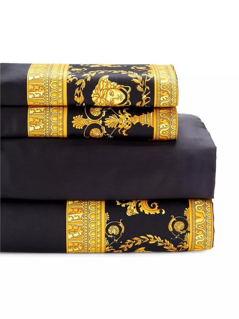 Versace Barocco Cotton 280-Thread Count 4-Piece Sheet Set 1