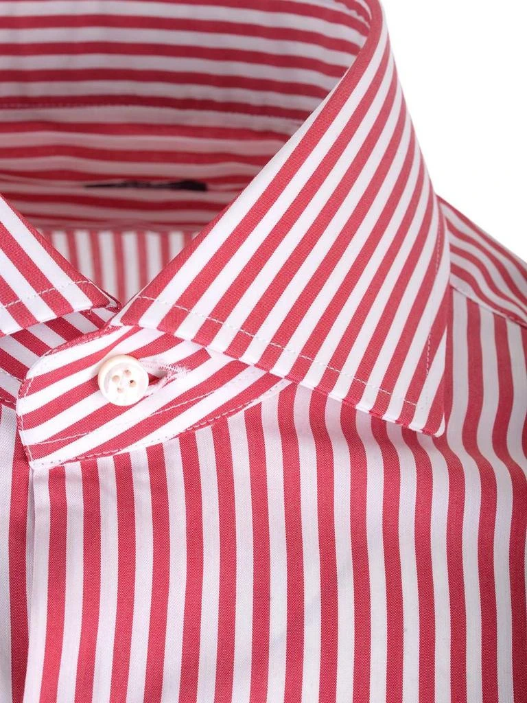 BARBA Barba Stretch Striped Shirt 3