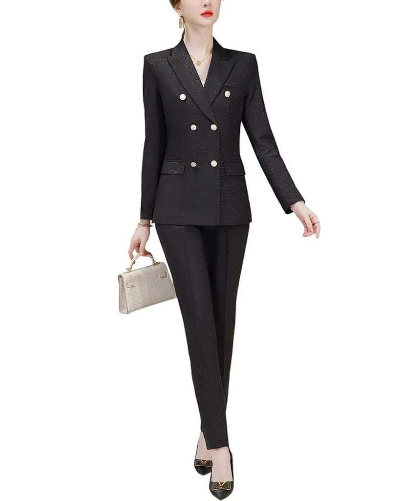 Bossy Chic 2pc Blazer 
Pant Set