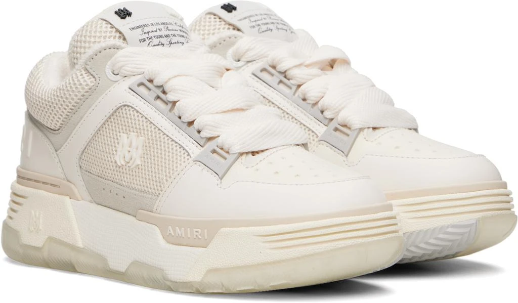 AMIRI Beige 
White MA-1 Sneakers 4