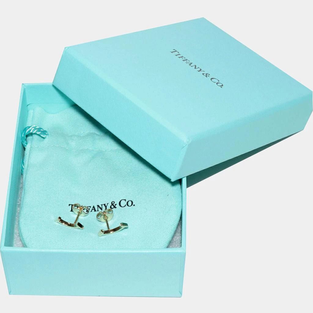 Tiffany & Co. Tiffany & Co 18K Yg T Smile Earrings Gold Metal 5