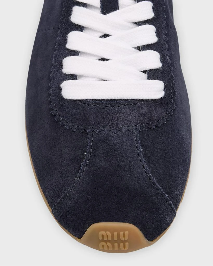 Miu Miu Suede Bicolor Retro Trainer Sneakers 7