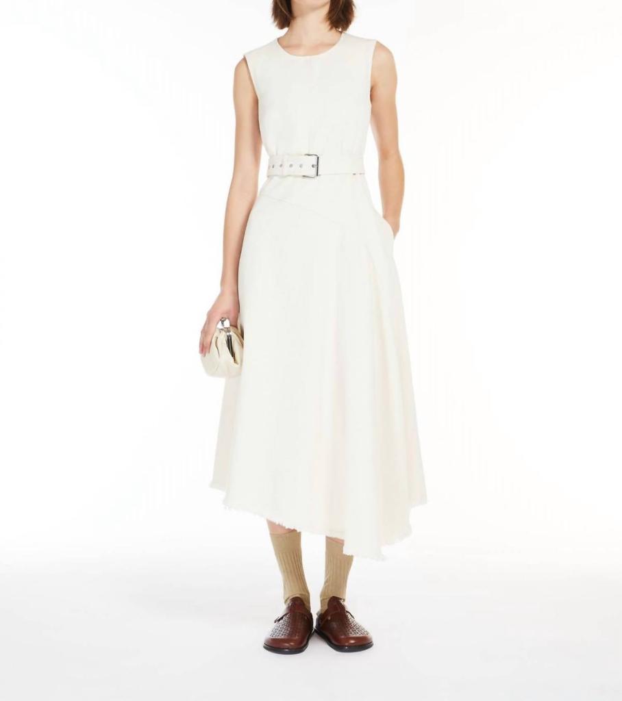 人気【Weekend MAXMARA】Abito in bull di cotone Printed jersey dress, cornflower blue | 