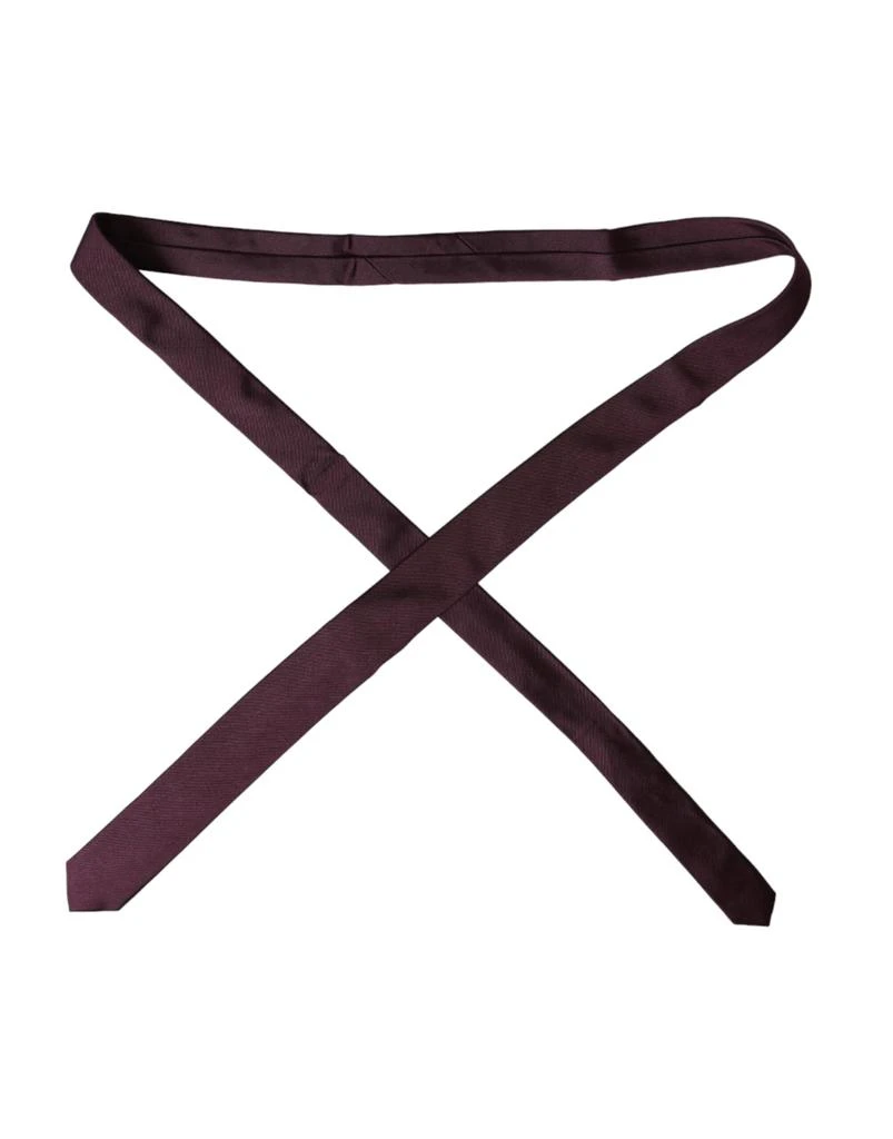 Dolce 
Gabbana Solid 100% Silk Adjustable Men Men
s Tie 2