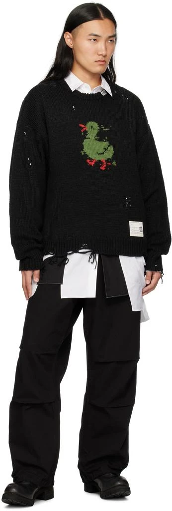 Maison MIHARA YASUHIRO Black Duck Knit Sweater 4