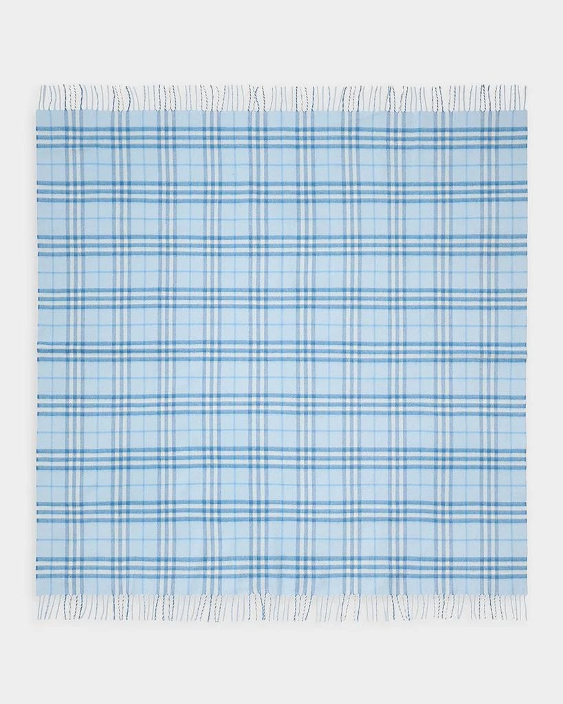 Burberry Check Wool Baby Blanket 2