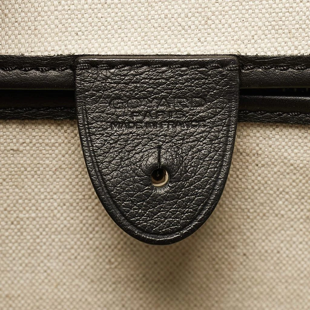 Goyard Goyard Black Goyardine Coated Canvas and Leather Artois MM Tote 9