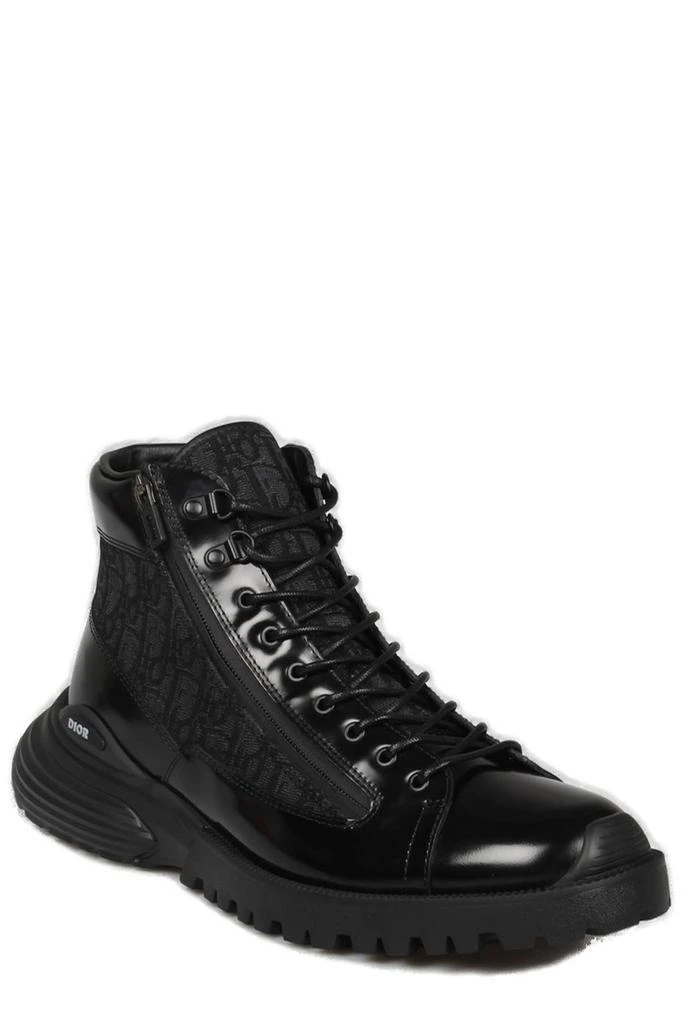 Dior Dior Homme  Monogrammed Lace-Up Boots 2
